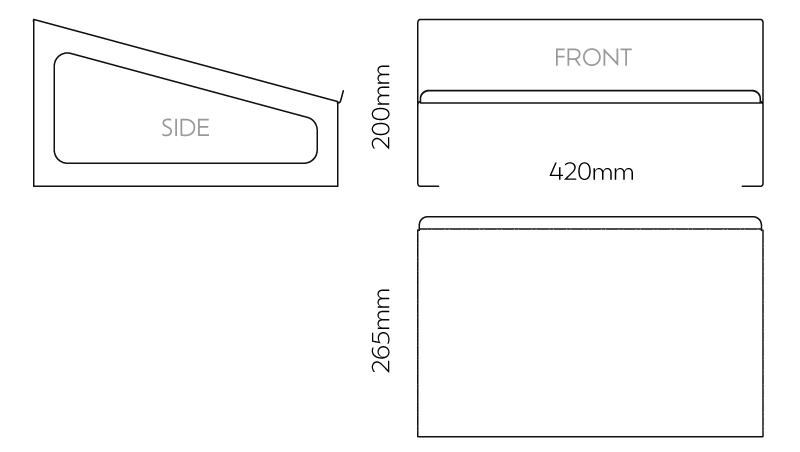 Dimensions Multipurpose Laptop Stand