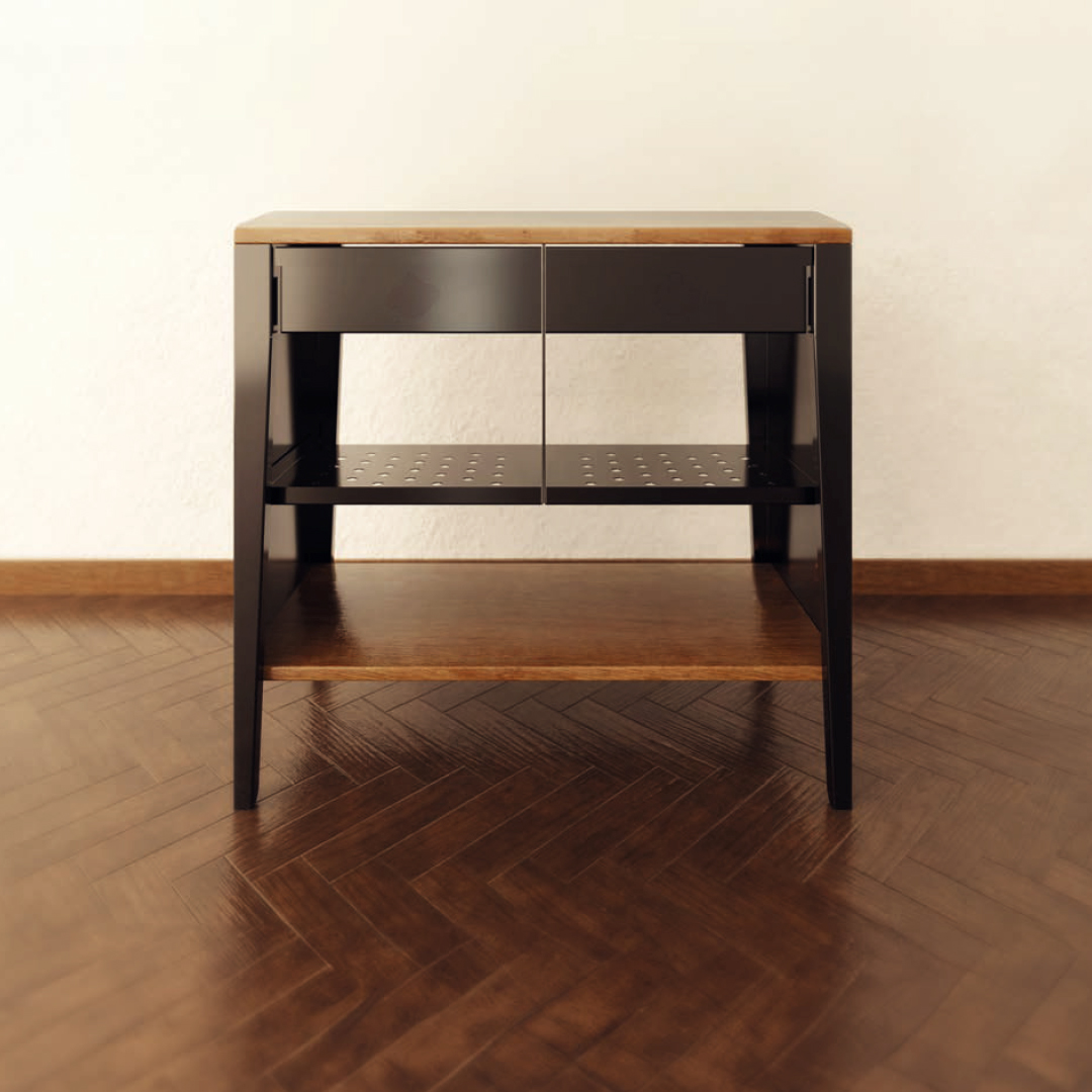 Elemento Double Bedside Cabinet