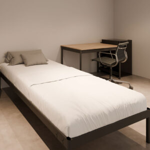 Excel flat-pack steel bed frame